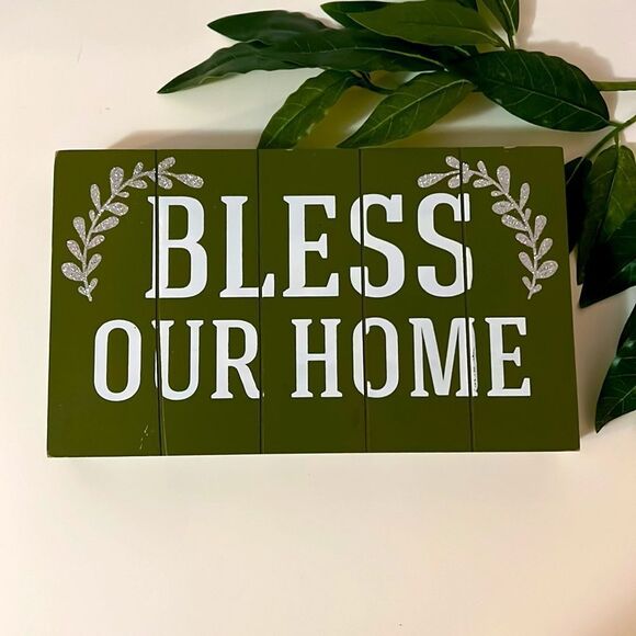 Horizon Other - Bless Our Home Wall Sign Shadow Box Home Décor